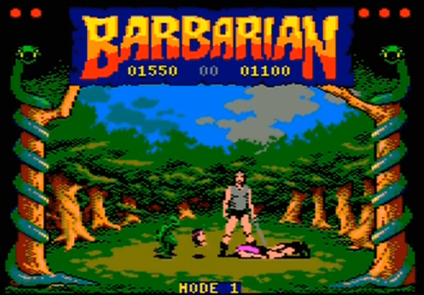 thumbnail: Amstrad Barbarian game