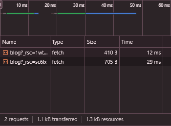 chrome developer tools clear networking when using the next link