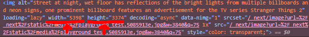 browser dev tools inspect element showing an image element with a width and height attribute