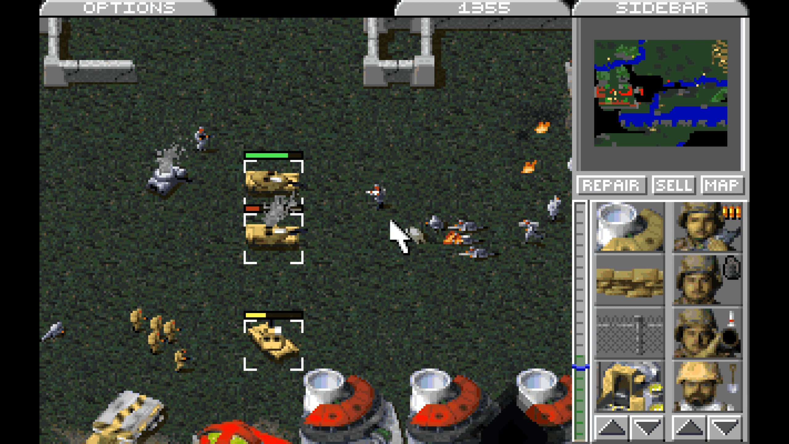 thumbnail: MS-DOS Command & Conquer game