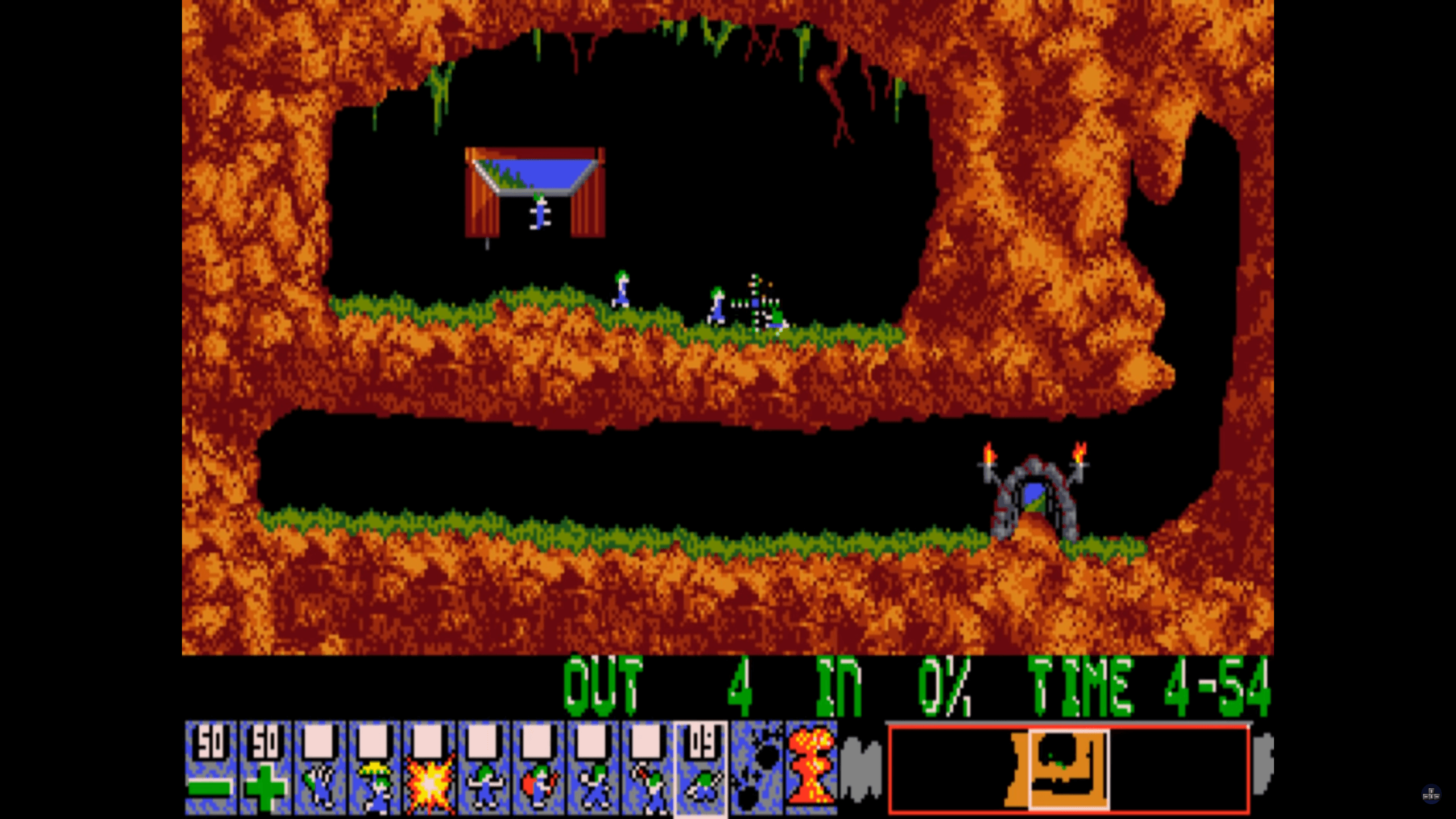 thumbnail: MS-DOS Lemmings game