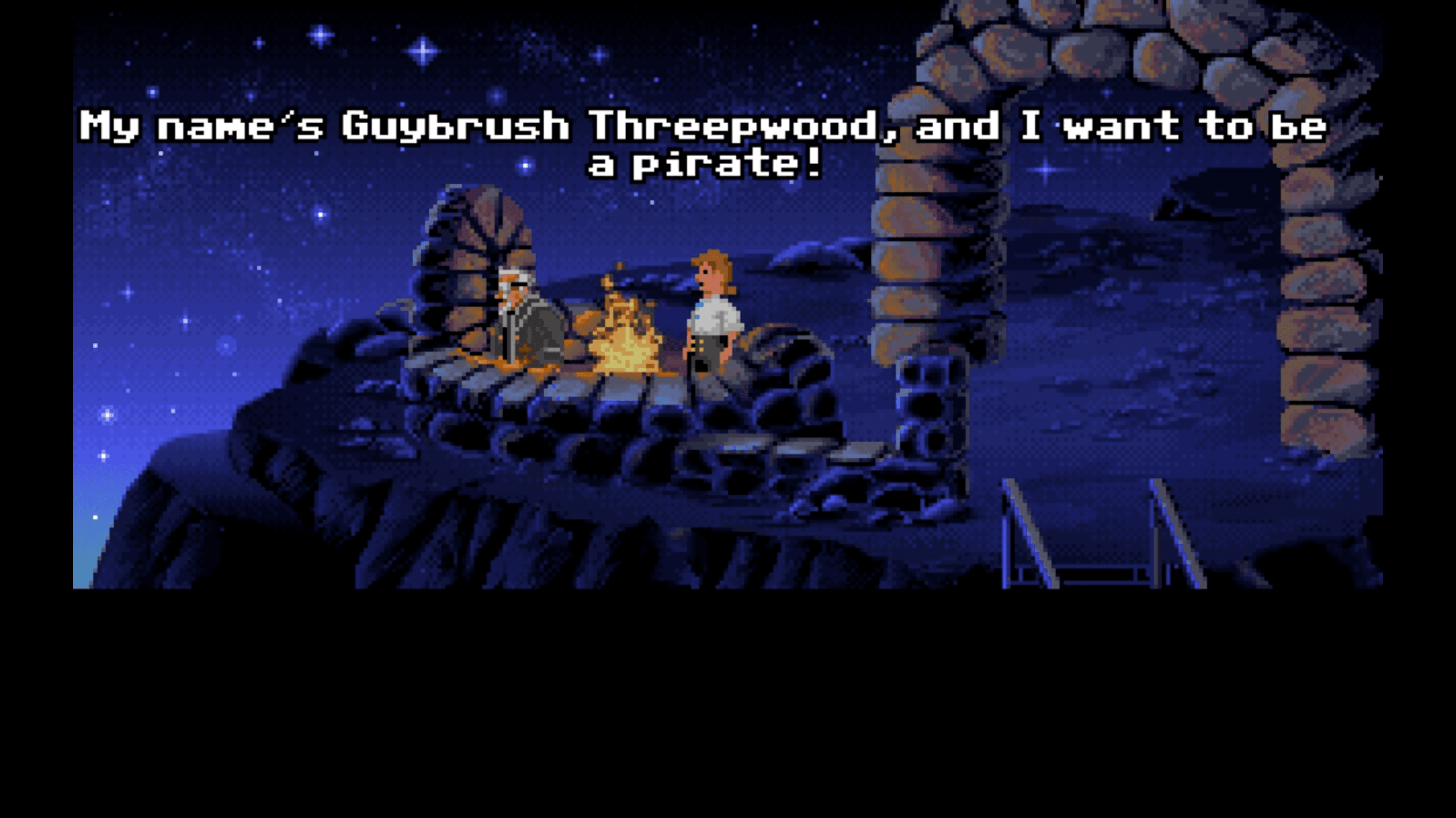 thumbnail: MS-DOS The Secret of Monkey Island game