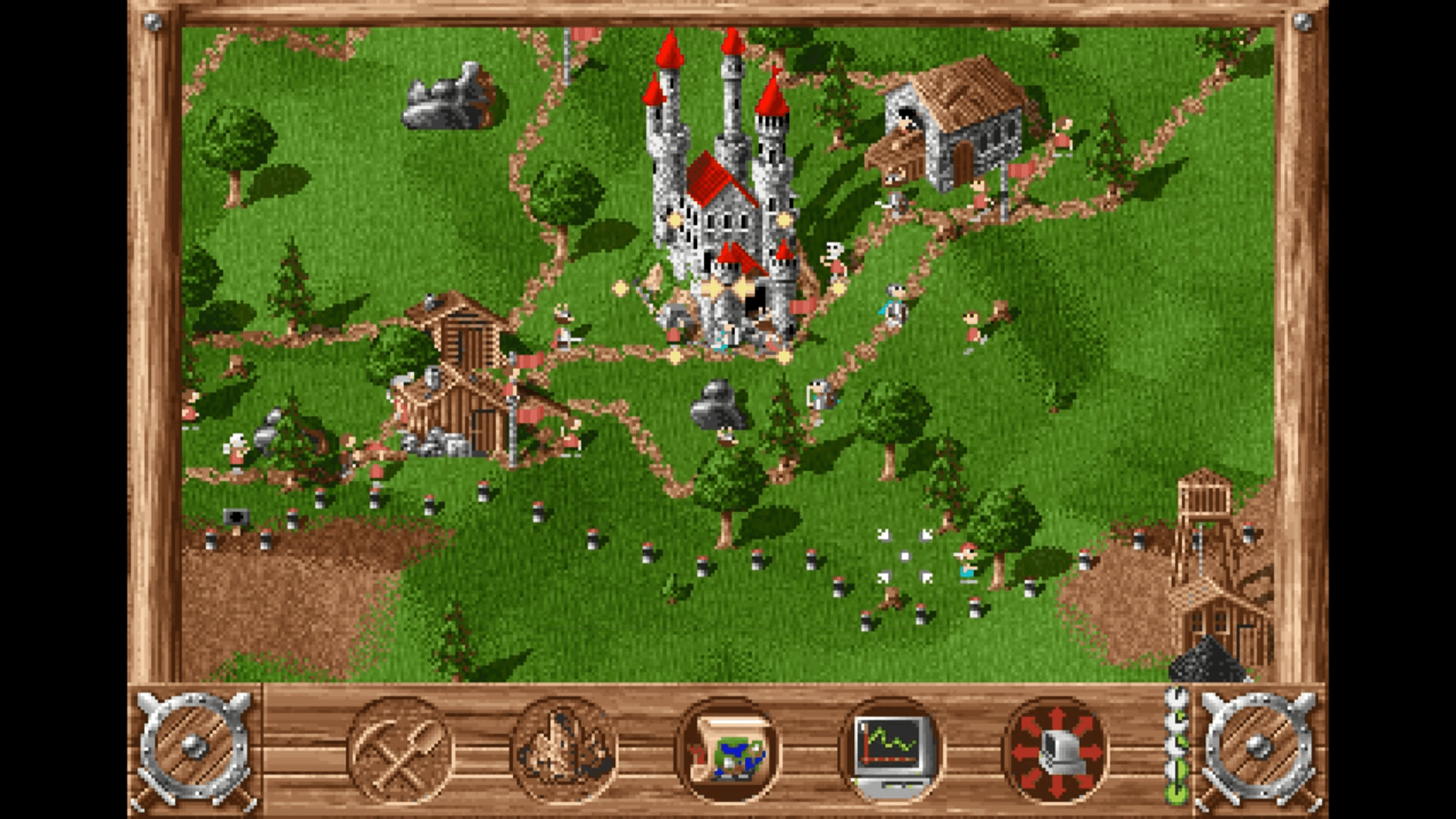 thumbnail: MS-DOS The Settlers game