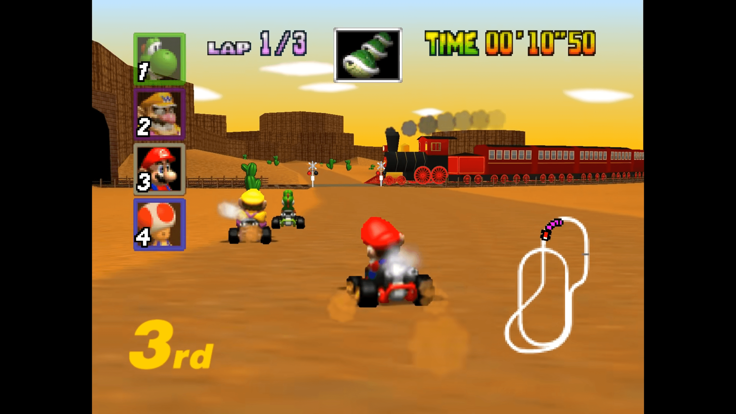 thumbnail: N64 Mario Kart 64 game