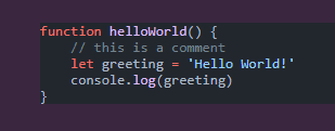 rehype-pretty-code code highlighting example with default colors