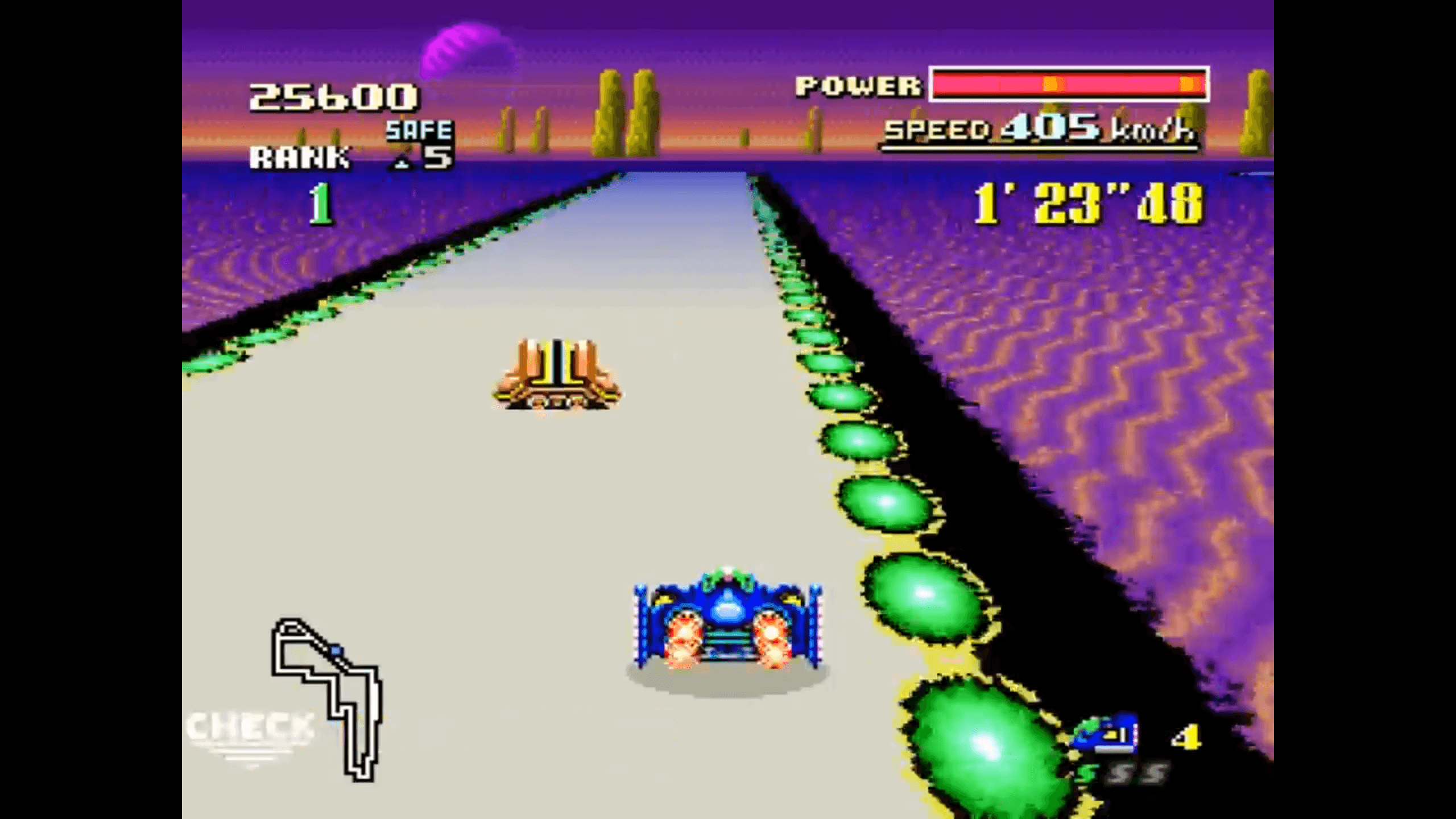 thumbnail: SNES F-Zero game